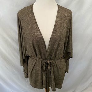 Free People gold cape/wrap